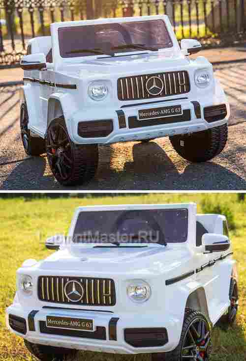 Детский электромобиль Mercedes-Benz AMG-G 63, белый