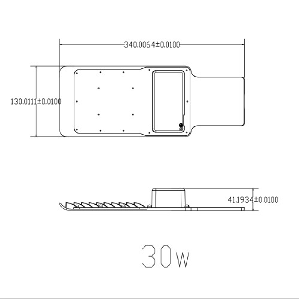 Светильник уличный светодиодный ЭРА SPP-503-0-50K-030 30Вт 5000К IP65 КСС Ш