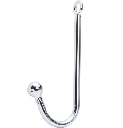 Крюк анальный металлический с шариком