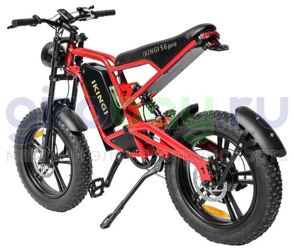 Электровелосипед IKINGI S6 PRO (60V/23Ah) - Красный
