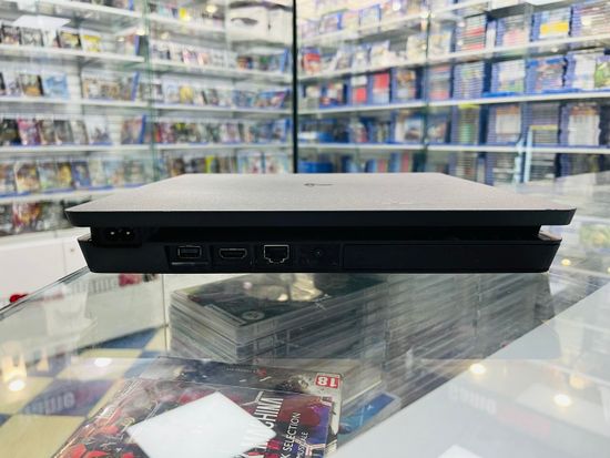 Sony Playstation 4 Slim 500Gb CUH-2108A, С коробкой, S/N: 02274524541400794  (PS4, Б/У)
