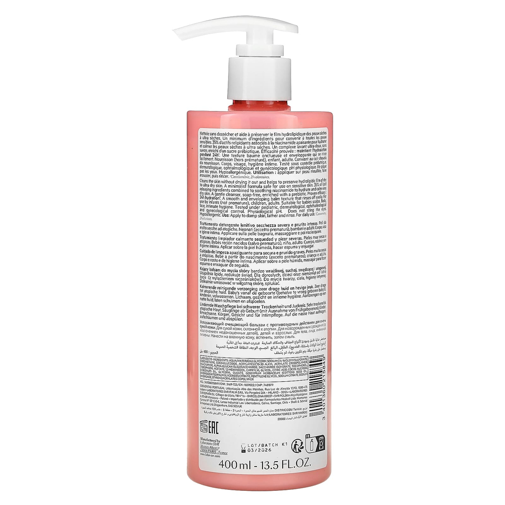 SVR, Topialyse, очищающий бальзам, 400 мл (13,5 жидк. унции)