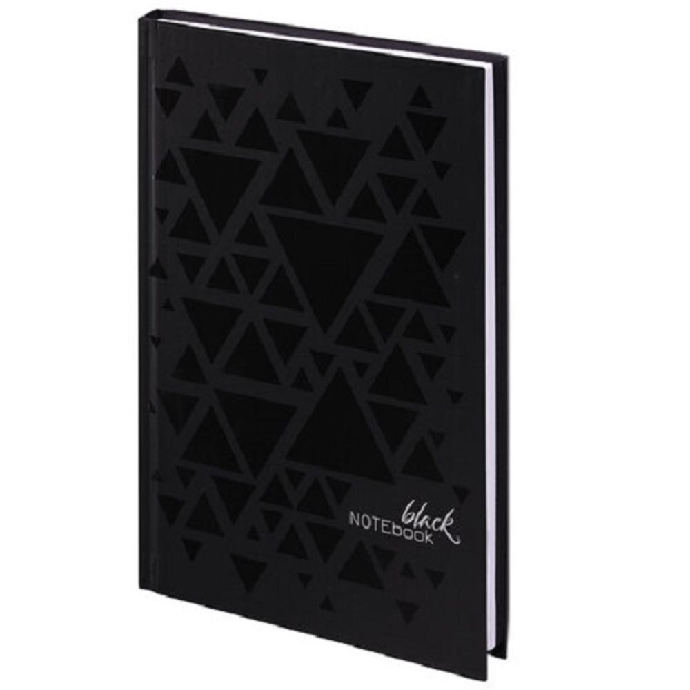 Записная книжка А5, 80л, обл. твёрдая, выб.лак, Staff Triangles