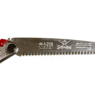 Складная ручная пила Samurai с прямым полотном длиной 210 мм шаг 3 мм MP-210-MH