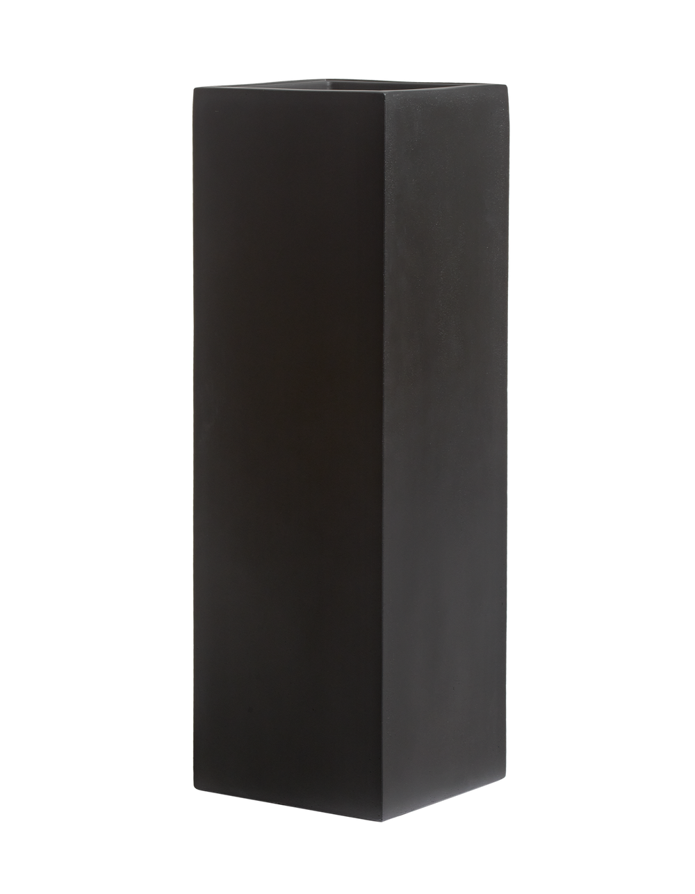 Кашпо TREEZ Effectory Black Stone Высокий куб Антрацит 31х31 см, в-60 см 1/1 41.33-12-22-086-BLCK-060