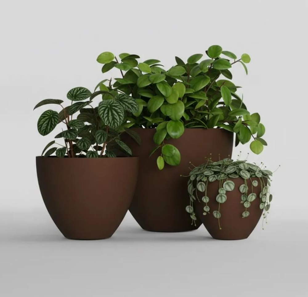 Кашпо, коллекция КОЛОР, форма УПОН