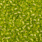 Японский бисер TOHO Round 8/0 (№24), с внутренним серебрением, прозрачный