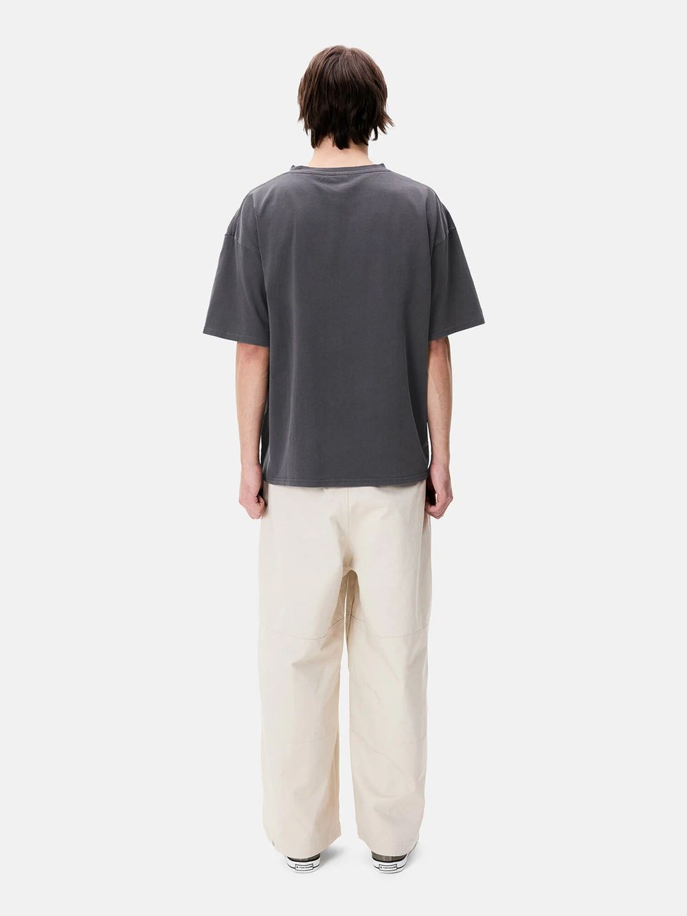 Футболка Яндекс Garment Dyed графитовая