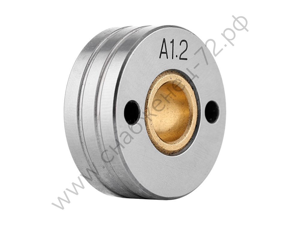 Ролик подающий  (алюминий Ø 34—14—10 мм)  1.0—1.2