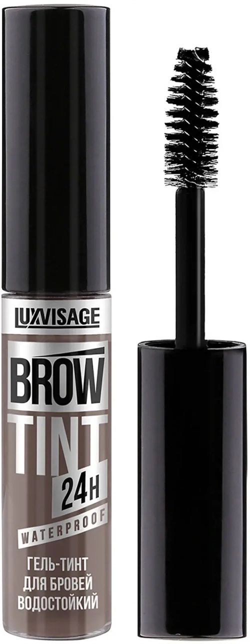 "LuxVisage" Гель-Тинт для бровей водостойкий BROW TINT 24H тон 104 (темно-серый) 5 мл