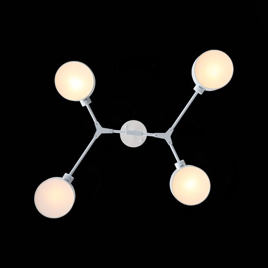 SLE183502-04 Светильник потолочный Белый/Белый E14 4*60W GIMENTO