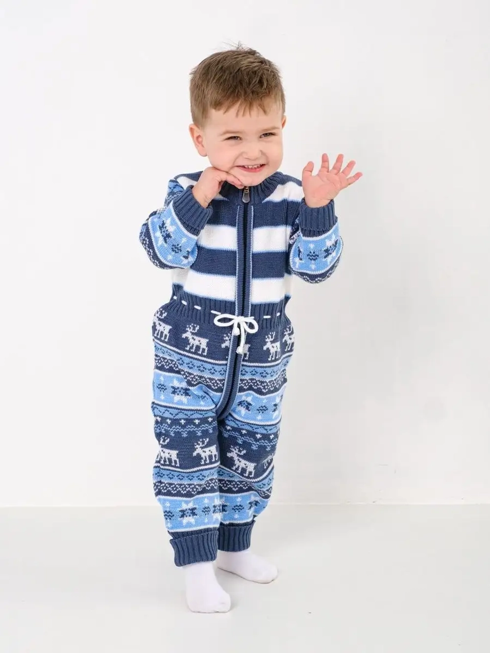 Комбинезон вязаный