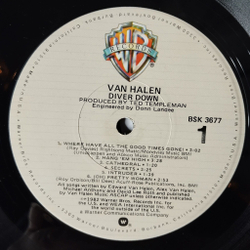 Винтажная виниловая пластинка LP Van Halen Diver Down (USA 1982)