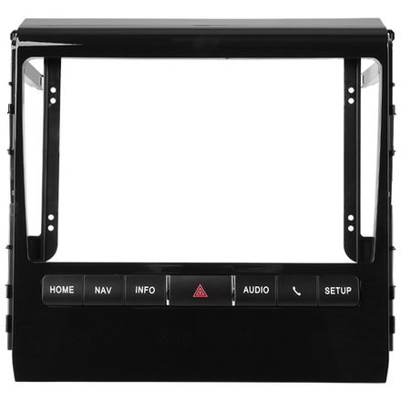 Комплект рамки с разъёмами 9" Toyota Land Cruiser 200 11(F1)2015-2021 с JBL и 360, монитор открыт - Car-Smart 9106F1