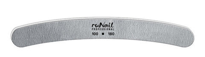 Профессиональная пилка для искусственных ногтей ( бумеранг, 100/180) Ru Nail