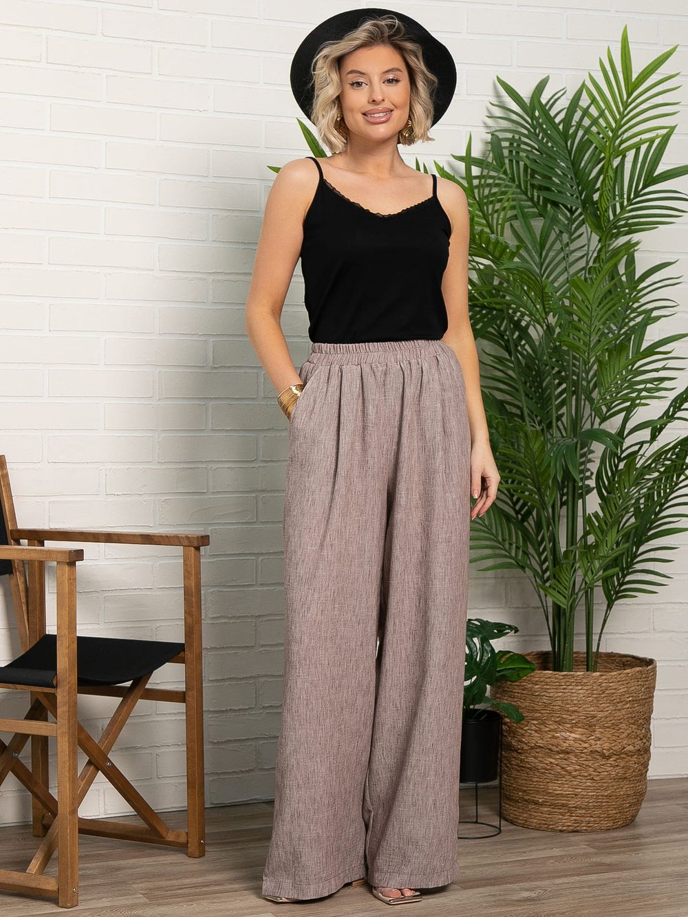 Брюки Натюрель (какао) Б15653-19М LT Collection