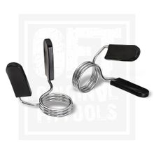 Замок пружинный с изогнутыми обрезиненными лапками 51 мм