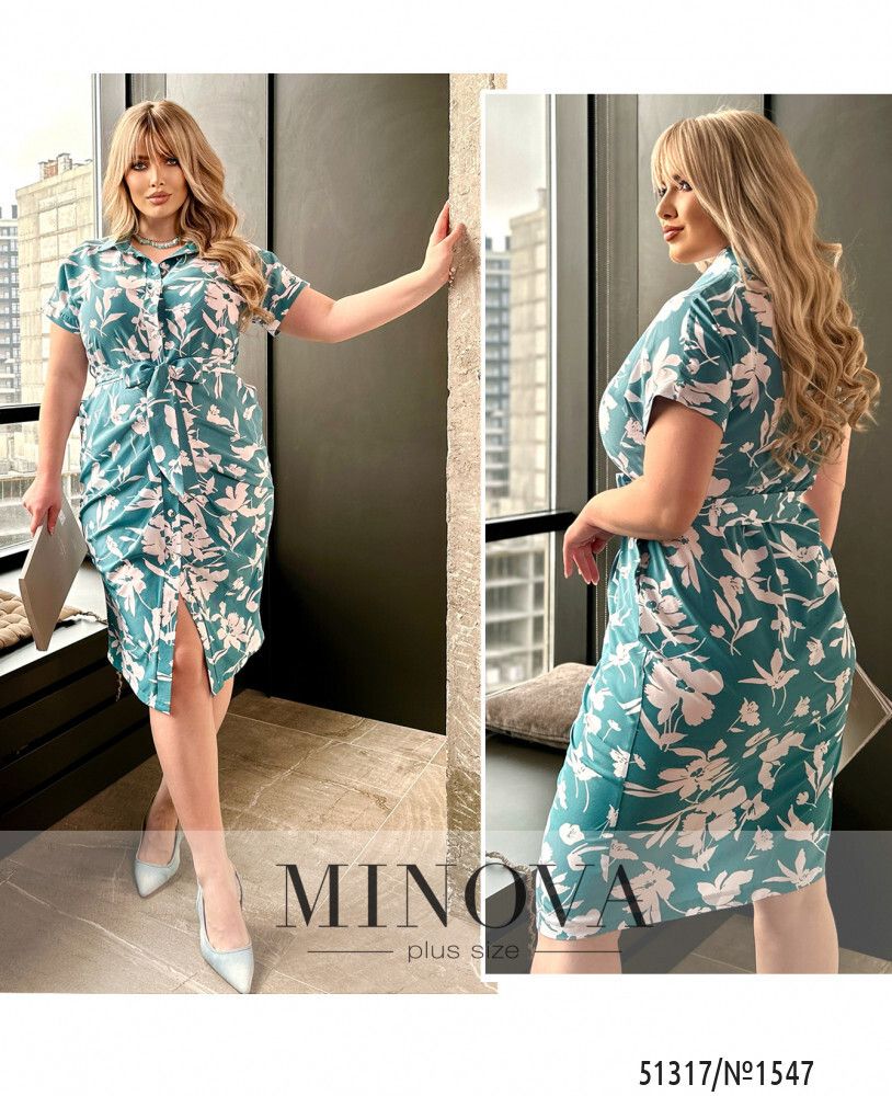 Платье 1547-бирюзовий Minova