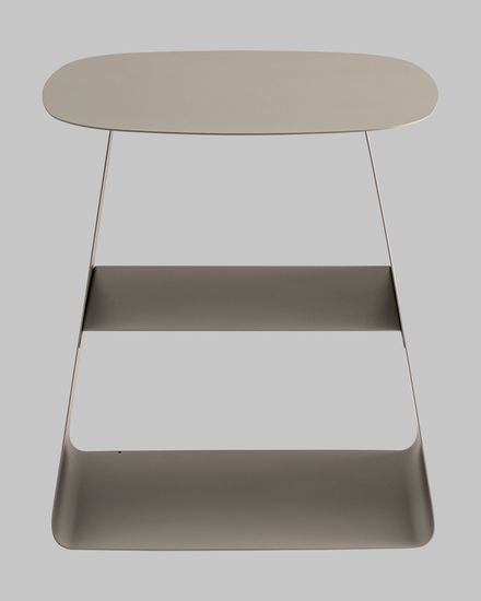 Журнальный столик Leyre металл темно-серый