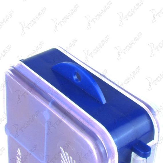 Коробочка для оснастки Helios двухсторонняя (синяя)