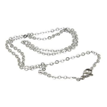 Цепочка нержавеющая сталь 2х45 см (012)