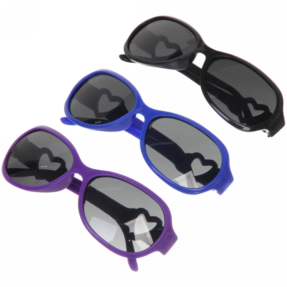 Очки солнцезащитные «Яркое лето», однотонные, глянцевые, микс 6 цветов