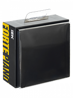 FORTE&PIANO Выключатель 1-клавишный проходной с индикацией 10А FP104 черный IEK