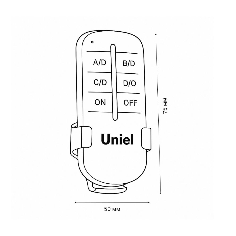 UCH-P005-G3-1000W-30M Пульт управления светом. 3 каналаx1000Вт. ТМ Uniel