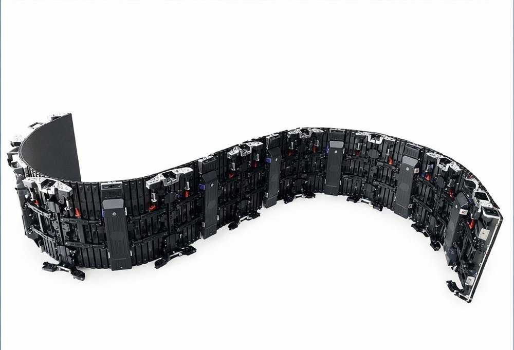 Cabinet 500×500 мм Indoor гнущийся фиксирующийся — гибкий прокатный кабинет LED экрана с arc lock
