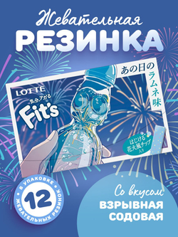Жевательная резинка Fits, Lotte