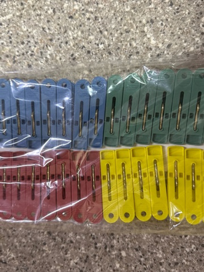 Прищепка цветная 40шт
