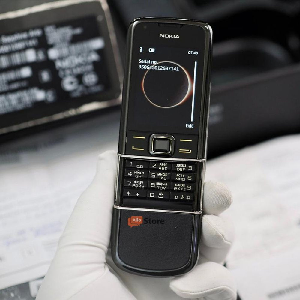 Nokia 8800 Sapphire Arte Black (Черная кожа, сапфир)