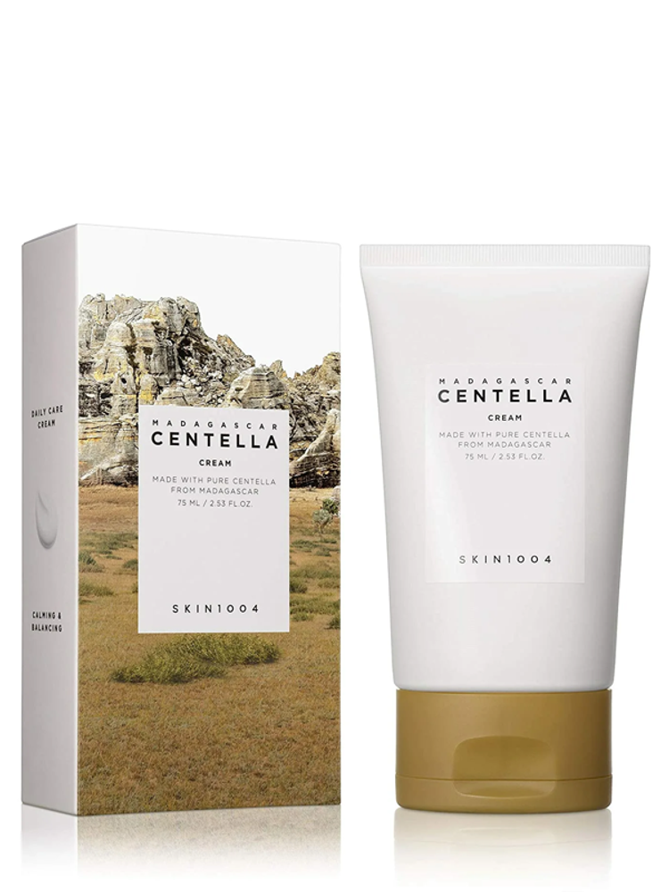 SKIN1004 Madagascar Centella Cream 75ml,Увлажняющий крем для лица с экстрактом центеллы азиатской 75 мл