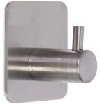 Крючок из нержавеющей стали на липкой основе 3М «БАСТОФ», форма квадрат, нагрузка до 5кг/4,5см