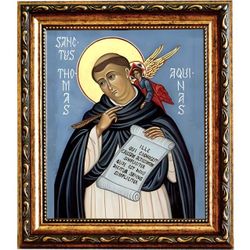 Фома Аквинский. Икона на холсте.