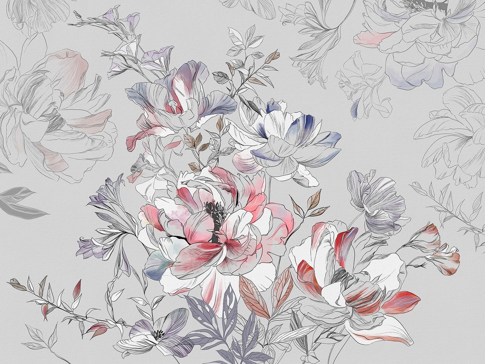 Дизайнерские обои Wall Street Blossom