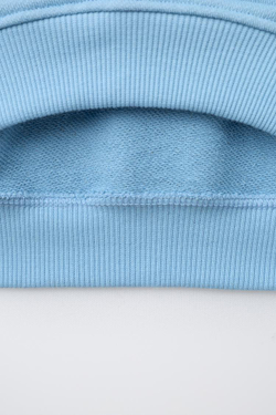 ZARA ТОЛСТОВКА С ПРИНТОМ CARS LIGHTNING MCQUEEN © DISNEY, ВЫЦВЕТШИЙ СИНИЙ