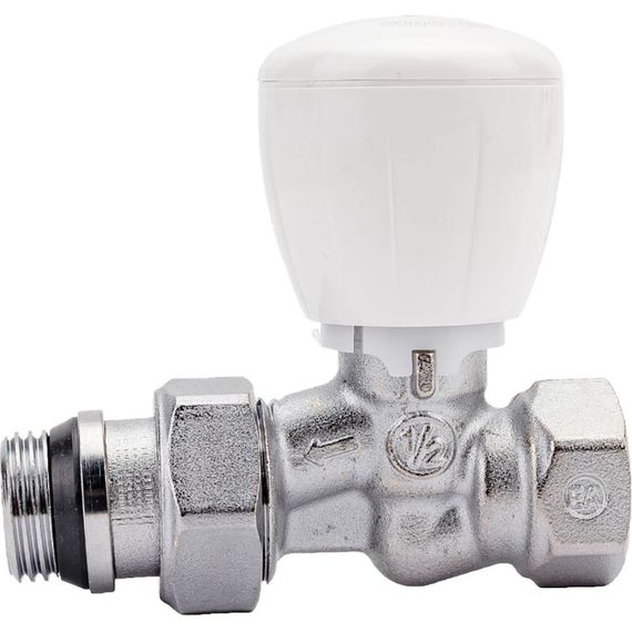 Клапан радиаторный Giacomini ручной R6TG Ду 15 прямой R6X033 — (2)