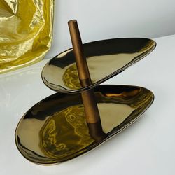 Lenardi 232-019 Двухъярусная этажерка 29,5/24см в под.уп.(х10)Фарфор