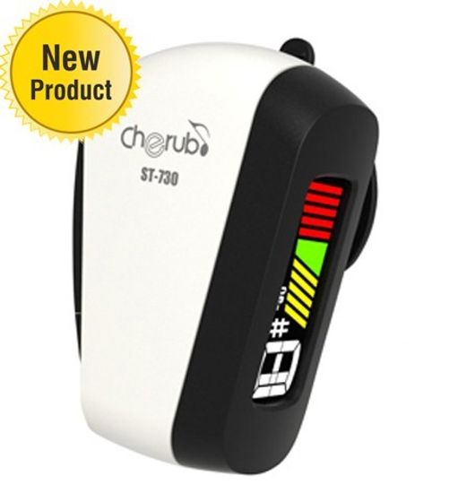 Тюнер хроматический CHERUB ST-730 BK WH