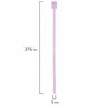 Закладки для книг САМОКЛЕЯЩИЕСЯ, КОМПЛЕКТ 6 шт., лавандовый, ДПС, 2921-131