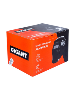 Маска сварщика хамелеон Ф4 СБ (4/9-13 DIN; 2 дат.; окно 90х35 мм) Gigant G-110507