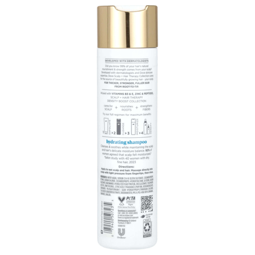 Dove, Scalp + Hair Therapy, увлажняющий шампунь, 273 мл (9,25 жидк. унц.)