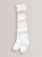 Колготки хлопковые для девочки Next 121-885, 3 шт., Белый