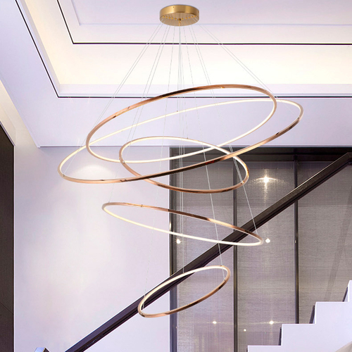 Люстра Cloyd KUBRIK C5 / выс. 400 см - золото (арт.10677)