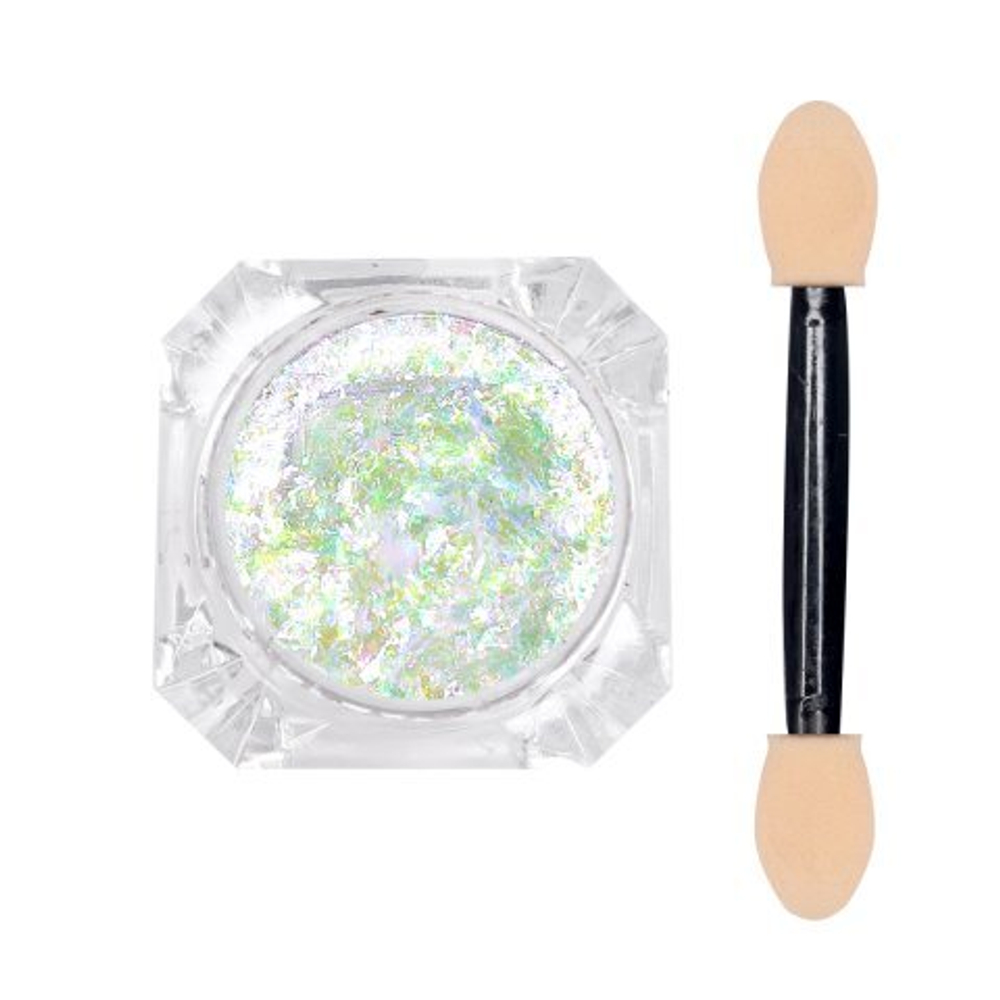 Втирка для ногтей Global Fashion, Transparent est chameleon 02