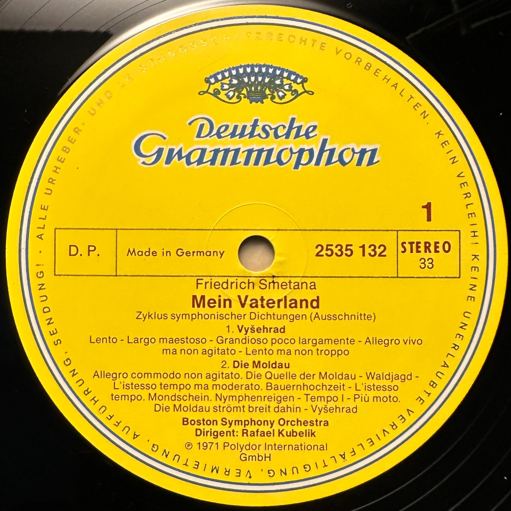 Сметана- Молдау (Германия 1978г.)