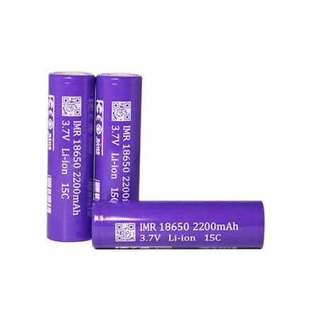 Аккумулятор Li-ion 3.7В INR 18650 2200mAh 15C 30A