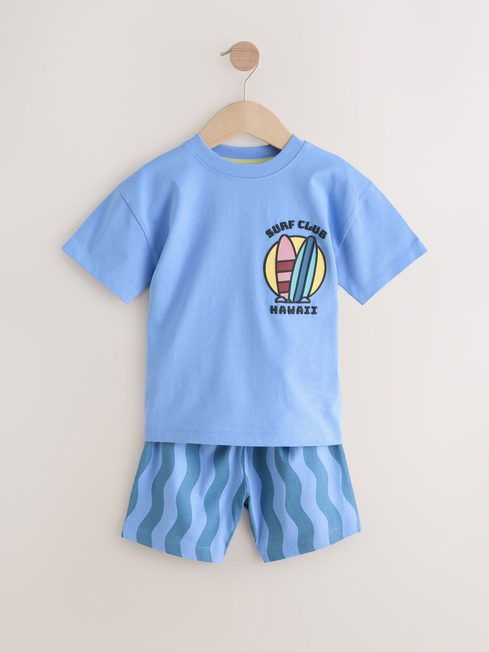 Футболка и шорты в комплекте для мальчика Next AJ4-848, Синий