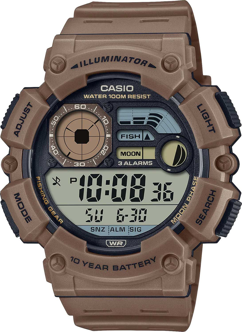 Мужские наручные часы Casio WS-1500H-5A
